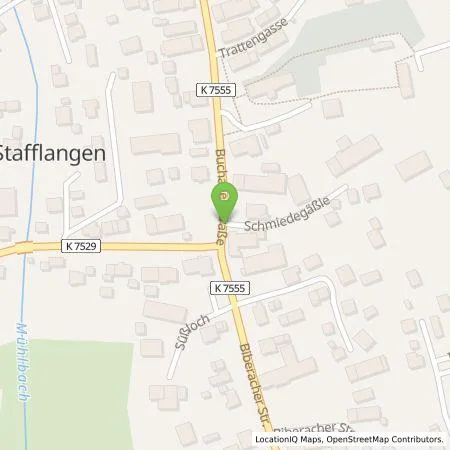 Standortübersicht der Tankstelle Patrick Santherr in 88400 Biberach an der Riß