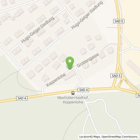 Standortübersicht der Tankstelle Paul Namysl in 93142 Maxhütte-Haidhof