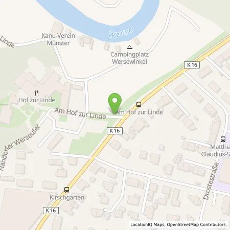 Standortübersicht der Tankstelle Peter  Derleh in 48157 Münster