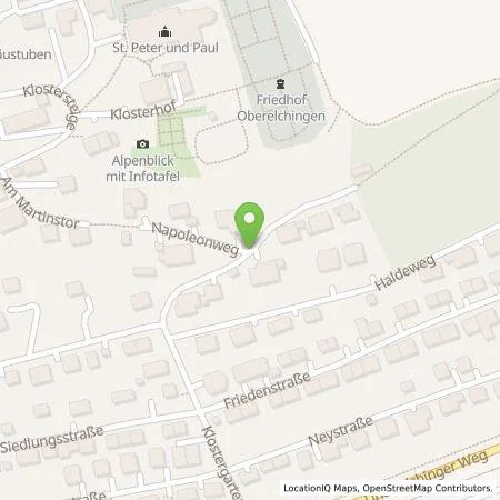 Standortübersicht der Tankstelle Petra Döring in 89275 Elchingen