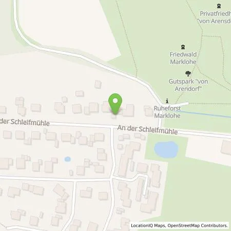 Standortübersicht der Tankstelle Philipp Fröhling in 31608 Marklohe