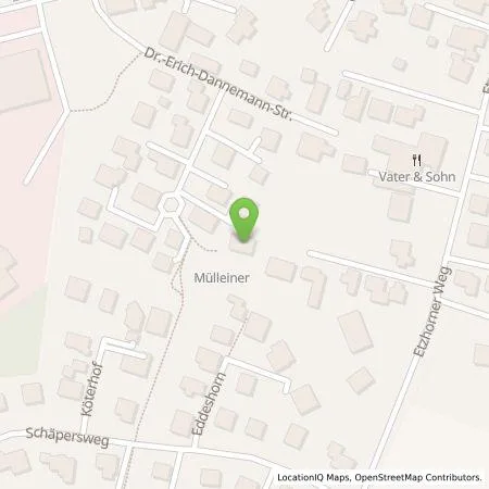 Standortübersicht der Tankstelle Philpp Claus in 26125 Oldenburg