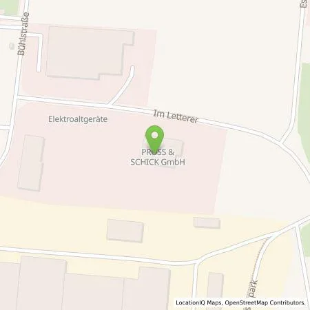 Standortübersicht der Tankstelle Pross & Schick GmbH in 95463 Bindlach