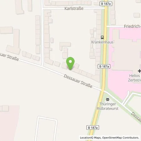 Standortübersicht der Tankstelle Raben Apotheke Zerbst oHG in 39261 Zerbst /Anhalt