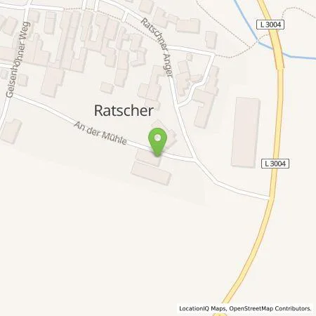 Standortübersicht der Tankstelle Raimondo Laubinger in 98553 Schleusingen