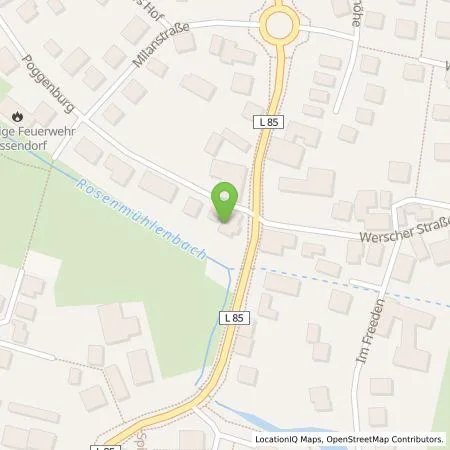 Standortübersicht der Tankstelle Rainer Hente in 49143 Bissendorf