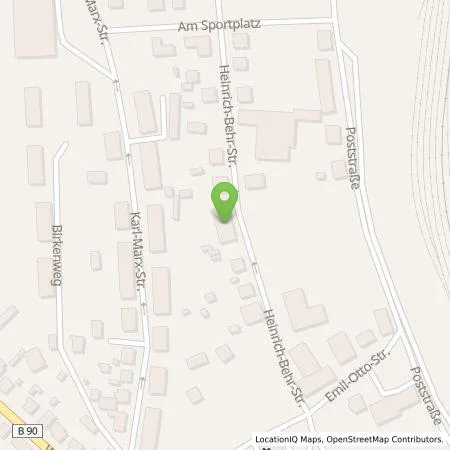 Standortübersicht der Tankstelle Ralf Kretschmer in 07356 Bad Lobenstein