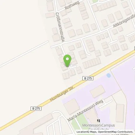 Standortübersicht der Tankstelle Ralf Messer in 61169 Friedberg (Hessen)