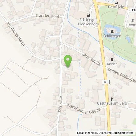 Standortübersicht der Tankstelle Ralph Remensperger in 79418 Schliengen