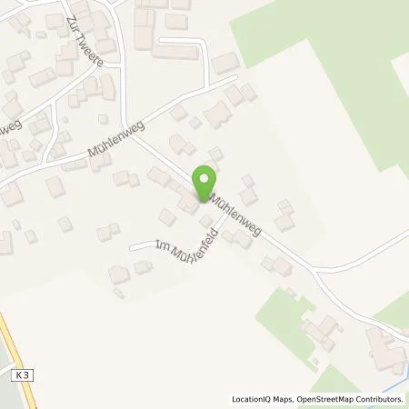 Standortübersicht der Tankstelle Reiner Böwingloh in 33039 Nieheim