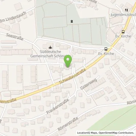 Standortübersicht der Tankstelle Reiner Glaser in 71101 Schönaich