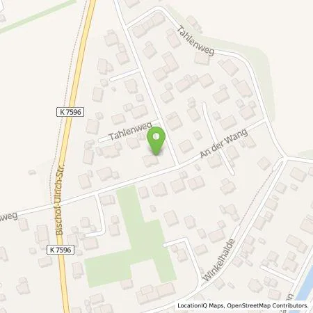 Standortübersicht der Tankstelle Reinhold Hecht in 88471 Laupheim