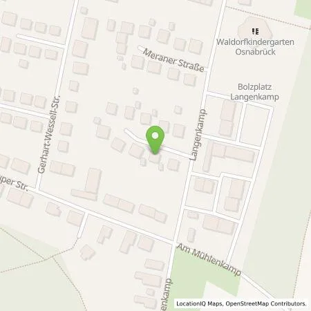 Standortübersicht der Tankstelle Rene Brosig in 49082 Osnabrück