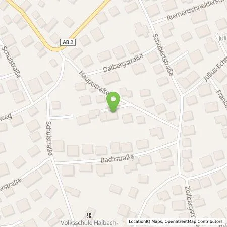 Standortübersicht der Tankstelle Richard EBV in 63808 Haibach