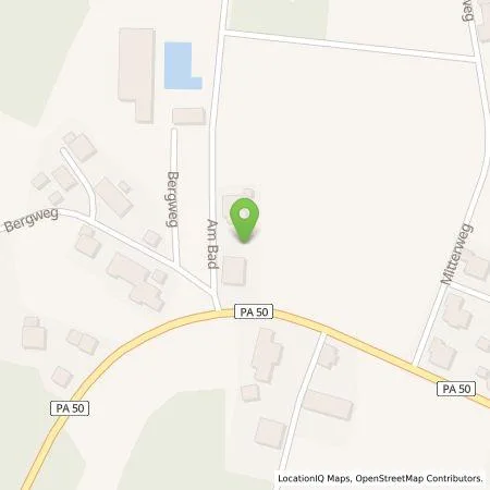 Standortübersicht der Tankstelle Robert Böhmisch in 94107 Untergriesbach