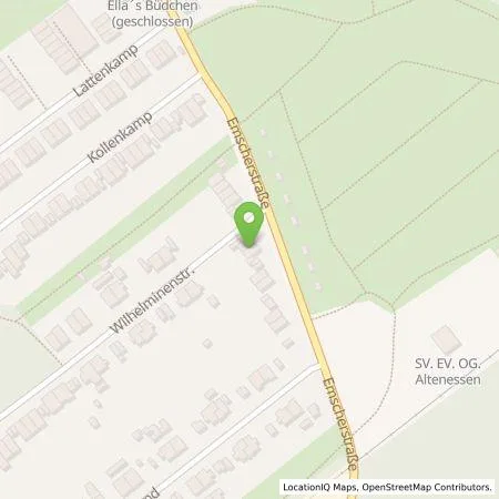 Standortübersicht der Tankstelle Robert Rek in 45329 Essen