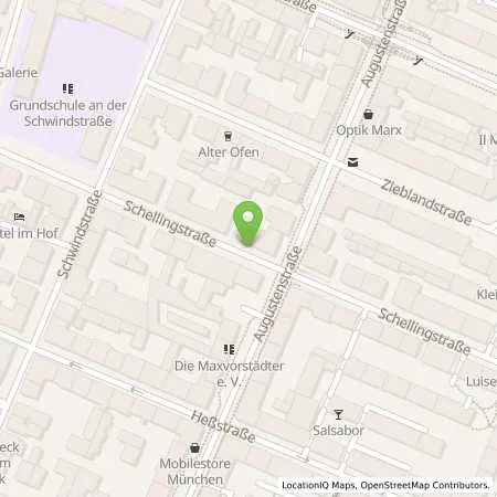 Standortübersicht der Tankstelle SWM Versorgungs GmbH in 80798 München