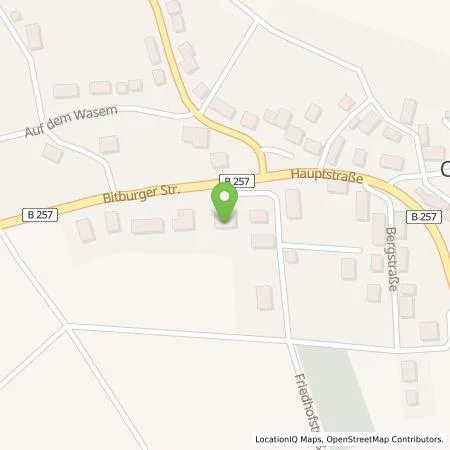 Standortübersicht der Tankstelle Sascha Rehnelt in 54570 Oberstadtfeld