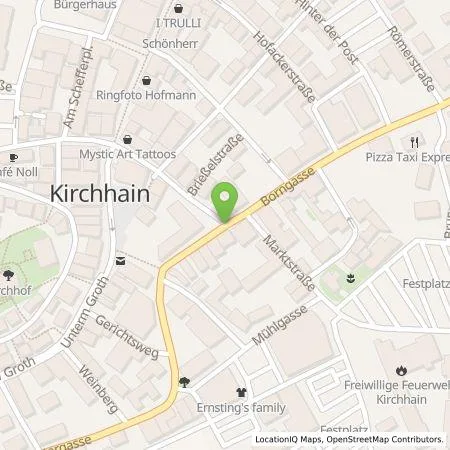 Standortübersicht der Tankstelle Sebastian Härtl-Hahn in 35274 Kirchhain