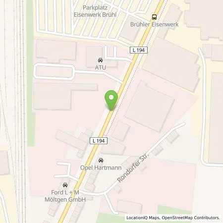 Standortübersicht der Tankstelle Senioren-Wohnheim Brühl gGmbH in 50321 Brühl