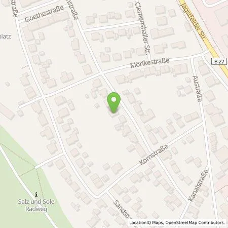 Standortübersicht der Tankstelle Silke van Gameren in 74254 Offenau