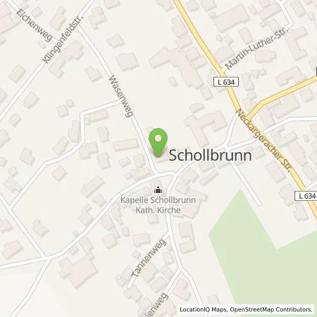 Standortübersicht der Tankstelle Silke  Hofmann  in 69429 Waldbrunn