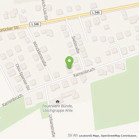 Standortübersicht der Tankstelle Solar und Strom GmbH in 32257 Bünde