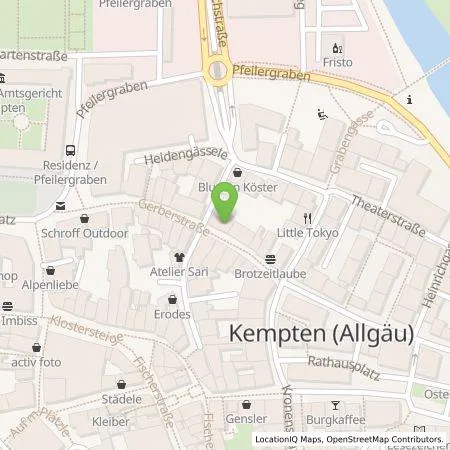 Standortübersicht der Tankstelle Staehlin GmbH in 87435 Kempten (Allgäu)