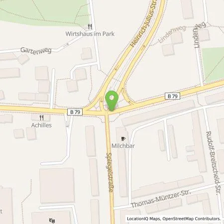 Standortübersicht der Tankstelle Steffen Adler in 38820 Halberstadt