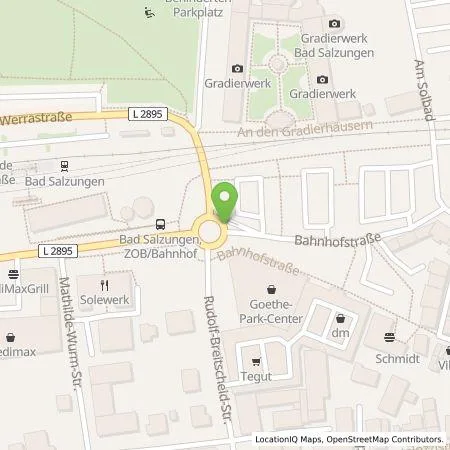 Standortübersicht der Tankstelle Steffen Möller in 36433 Bad Salzungen