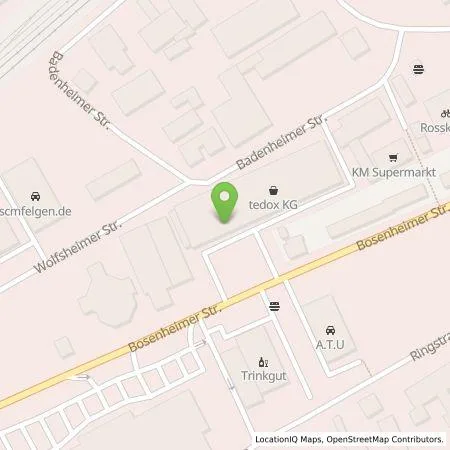 Standortübersicht der Tankstelle Stephan Brust in 55543 Bad Kreuznach