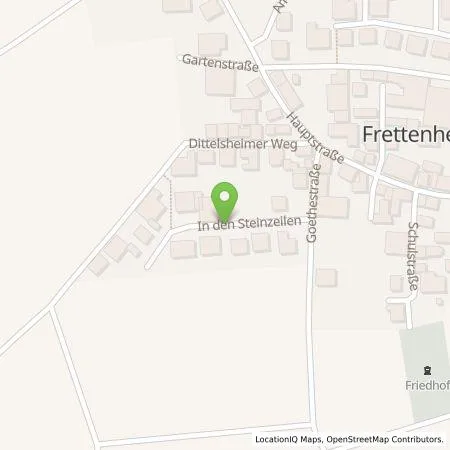 Standortübersicht der Tankstelle Stephan Reßler in 67596 Frettenheim