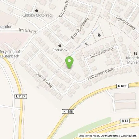 Standortübersicht der Tankstelle Tanja Hipp in 71397 Leutenbach