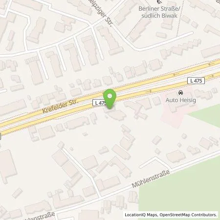 Standortübersicht der Tankstelle Thimo Flieger in 47918 Toenisvorst