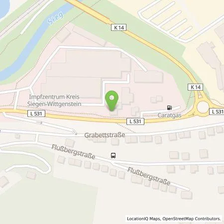 Standortübersicht der Tankstelle Kahmer GmbH in 57080 Siegen