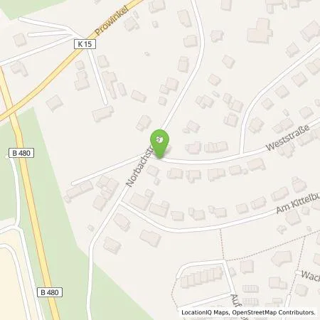 Standortübersicht der Tankstelle Thomas Köhler in 59939 Olsberg