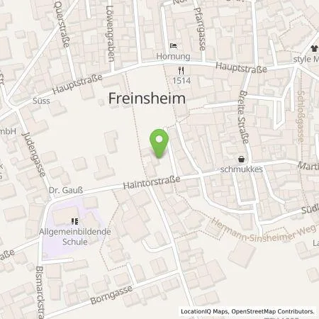 Standortübersicht der Tankstelle Thomas Kuntz in 67251 Freinsheim