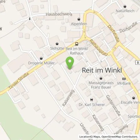 Standortübersicht der Tankstelle Thomas Stockklauser in 83242 Reit