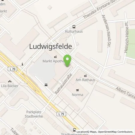 Standortübersicht der Tankstelle Thoralf Claar in 14974 Ludwigsfelde