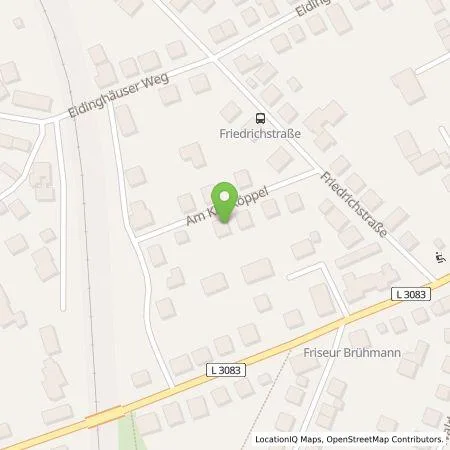 Standortübersicht der Tankstelle Tim Henze in 34497 Korbach