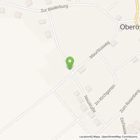 Standortübersicht der Tankstelle Tobias Görres in 54533 Oberöfflingen