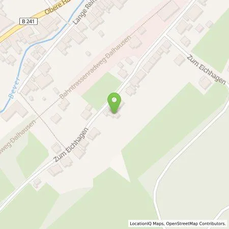 Standortübersicht der Tankstelle Tobias Koch in 37688 Beverungen