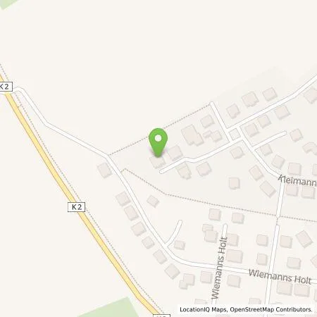 Standortübersicht der Tankstelle Tobias Lütke Uphues in 59394 Nordkirchen