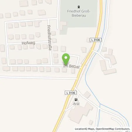Standortübersicht der Tankstelle Ulrich Threin in 64401 Groß-Bieberau