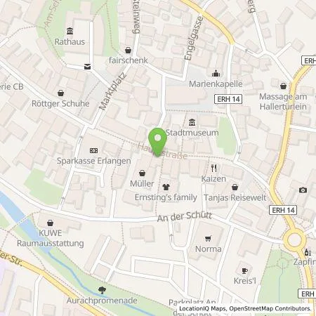 Standortübersicht der Tankstelle Ulrike Broda in 91074 Herzogenaurach