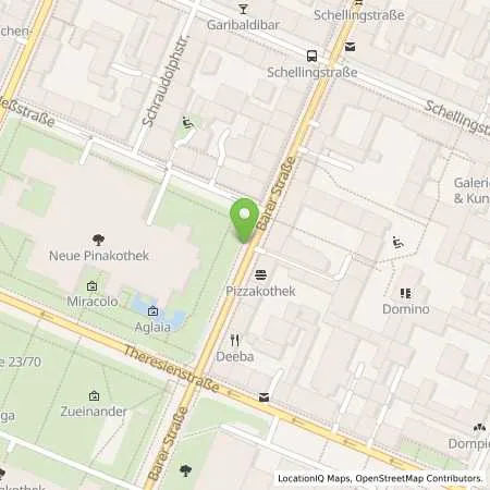 Standortübersicht der Tankstelle Qwello GmbH in 80799 München