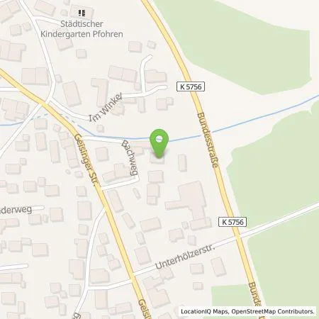 Standortübersicht der Tankstelle Uwe Kraft in 78166 Donaueschingen