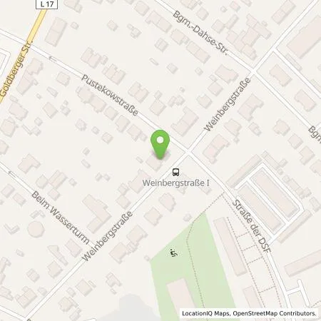 Standortübersicht der Tankstelle Volker Dieckhoff in 18273 Güstrow