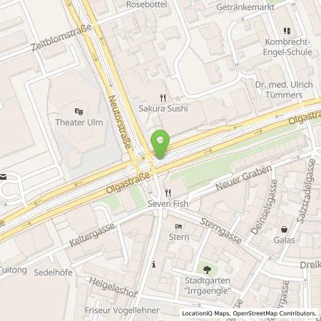 Standortübersicht der Tankstelle Wackenhut GmbH & Co. KG in 89077 Ulm