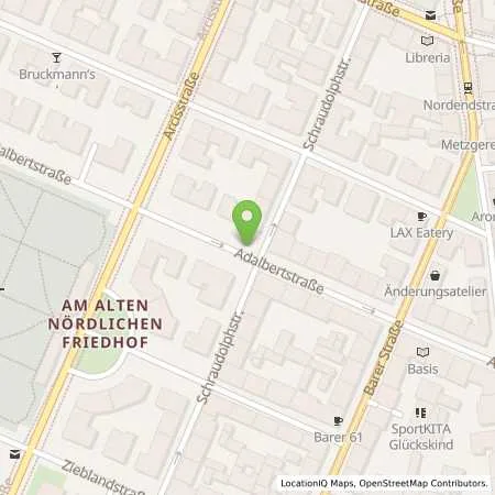 Standortübersicht der Tankstelle Qwello GmbH in 80799 München